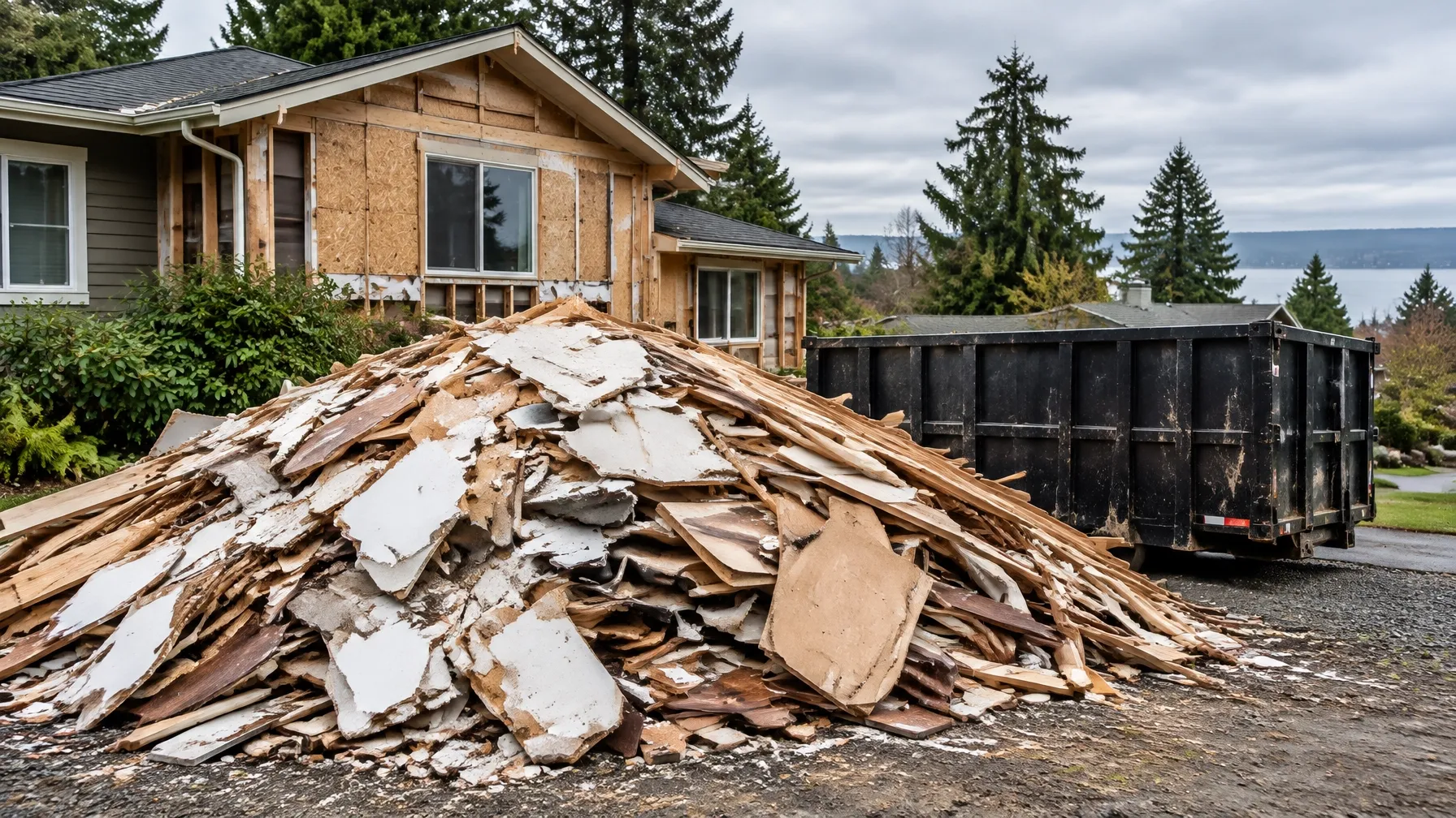 Construction debris